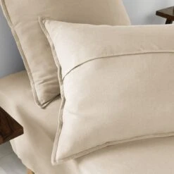 Taie D'oreiller Carrée Flanelle De Coton (63 Cm) Théa Beige 2 Taie D'oreiller Carrée Flanelle De Coton (63 Cm) Théa Beige -Eminza taie d oreiller carr e flanelle de coton 63 cm th a beige 122329 1663668581