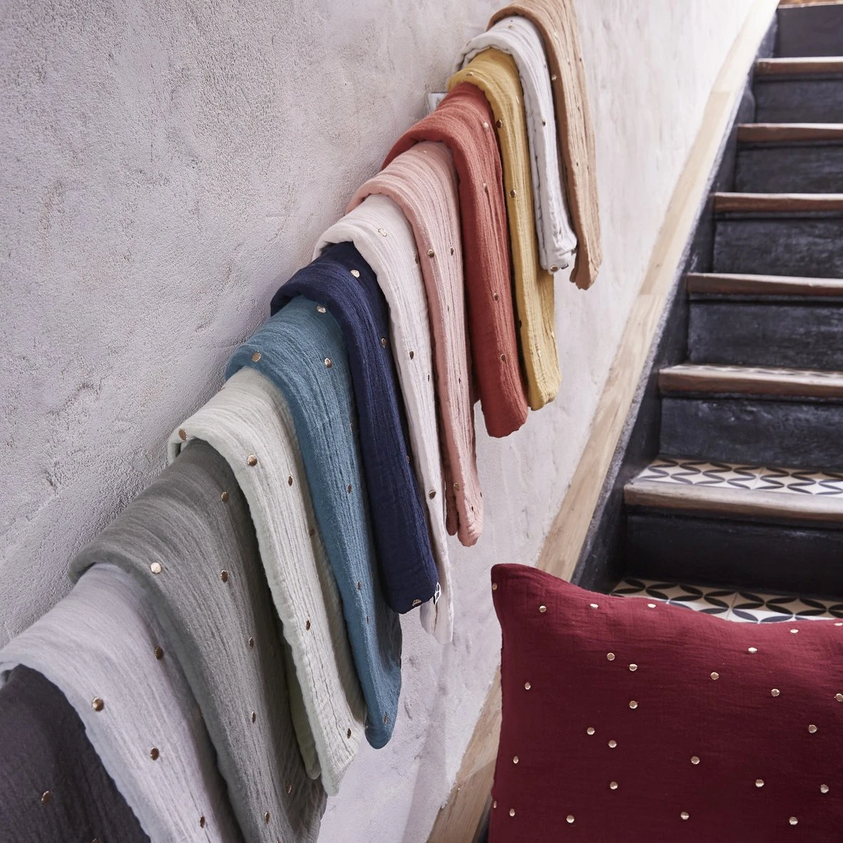 Taie d'oreiller rectangulaire gaze de coton (70 cm) Gaïa Chic Camel Taie D'oreiller Rectangulaire Gaze De Coton (70 Cm) Gaïa Chic Camel -Eminza taie d oreiller gaze de coton 50 x 70 cm ga a chic camel 112589 1655805531