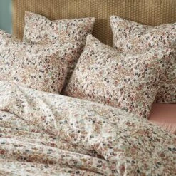 Taie D'oreiller Carrée Gaze De Coton (60 Cm) Constance Beige Pampa