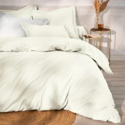 Taie D'oreiller Rectangulaire Percale De Coton (70 Cm) Cali Beige Lin -Eminza taie d oreiller rectangulaire percale de coton 70 cm cali beige lin 109082 1687180810