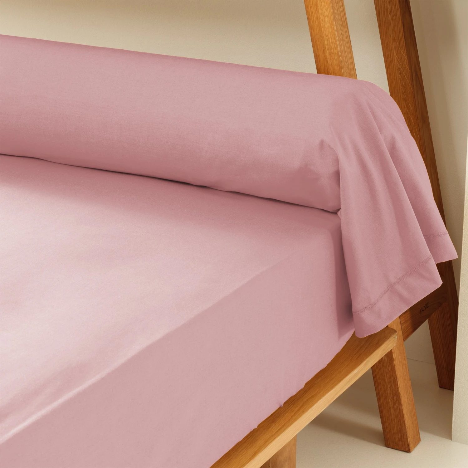 Taie de traversin percale de coton (L185 cm) Cali Bois de rose Taie De Traversin Percale De Coton (L185 Cm) Cali Bois De Rose -Eminza taie de traversin 85 x 185 cm cali bois de rose 109031 1637834484