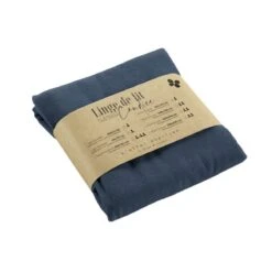 Taie De Traversin Flanelle De Coton (L185 Cm) Candice Bleu Nuit -Eminza taie de traversin flanelle 85 x 185 cm candice nuit 109955 1632727405