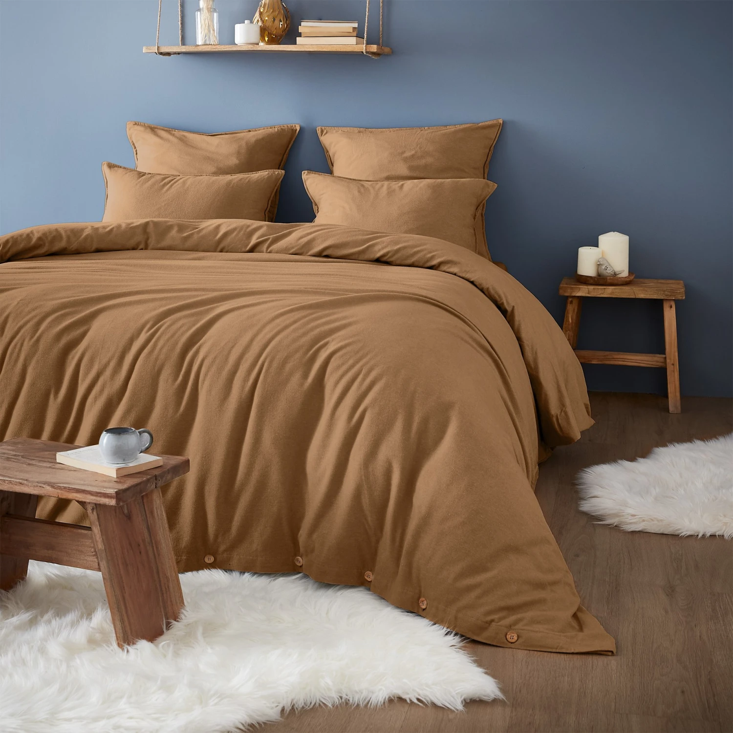 Taie de traversin flanelle de coton (L185 cm) Théa Camel Taie De Traversin Flanelle De Coton (L185 Cm) Théa Camel -Eminza taie de traversin flanelle de coton l185 cm th a camel 122347 1664439809