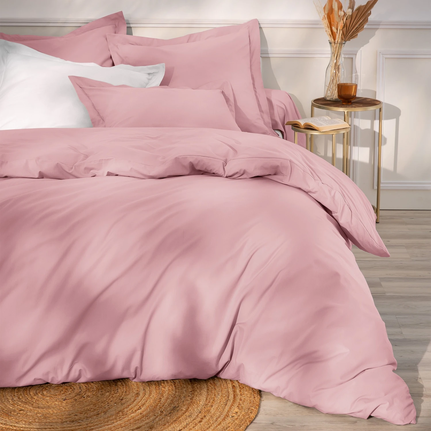 Taie de traversin percale de coton (L185 cm) Cali Bois de rose Taie De Traversin Percale De Coton (L185 Cm) Cali Bois De Rose -Eminza taie de traversin percale de coton l185 cm cali bois de rose 109031 1687180178