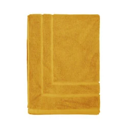 Tapis De Bain Krista Jaune Ocre -Eminza tapis bain 700gsm ocre 50x70 67983 2