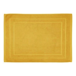 Tapis De Bain Krista Jaune Ocre