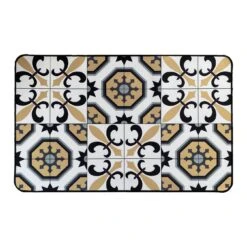 Tapis D'entrée Antidérapant (80 Cm) Carmen Blanc