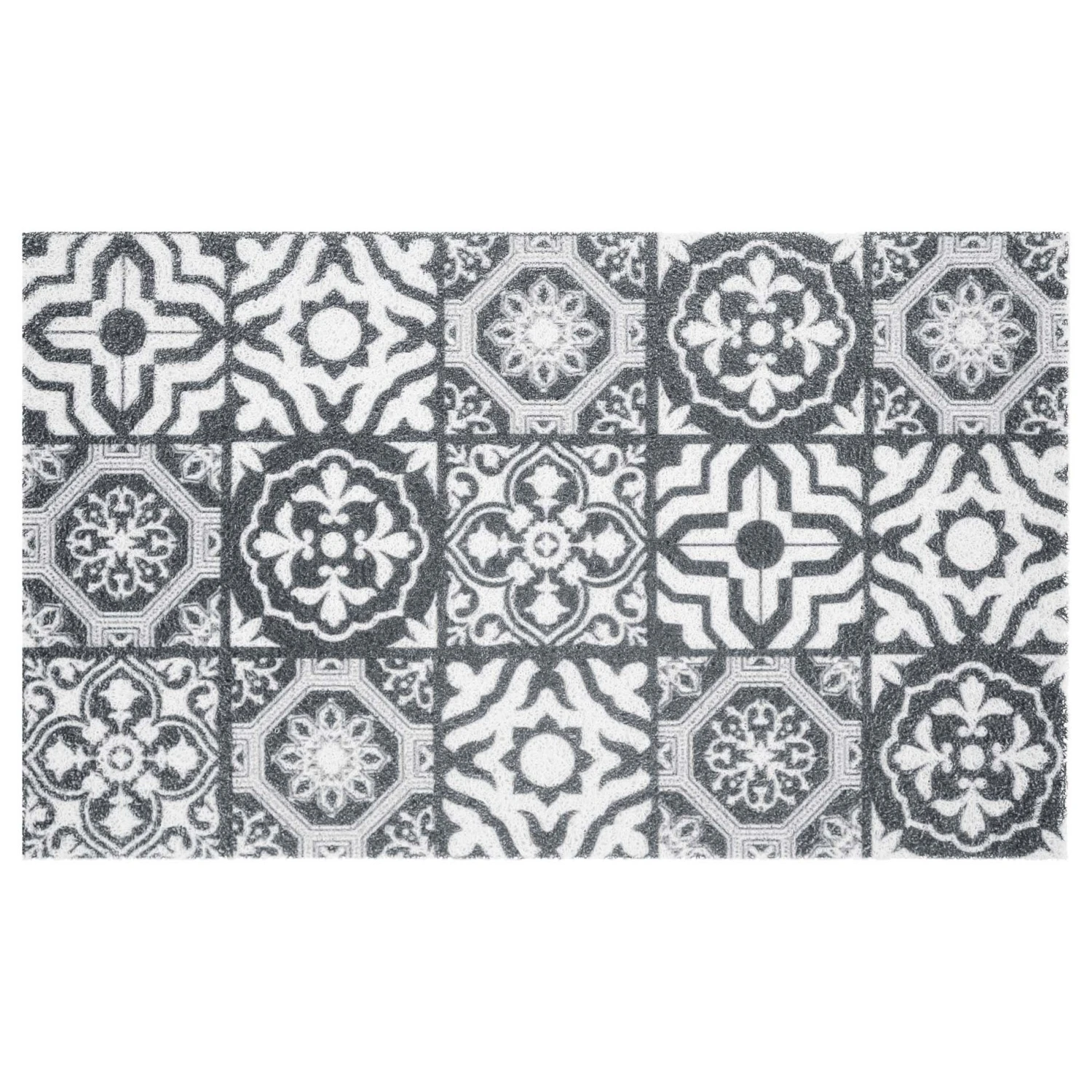 Tapis d'entrée antidérapant (75 cm) Lisbonne Gris Tapis D'entrée Antidérapant (75 Cm) Lisbonne Gris -Eminza tapis d entree rectangle 45 x 75 cm pvc lisbonne 59667