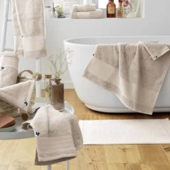 Tapis De Bain Coton Bio (70 Cm) Garance Beige Pampa 3 Tapis De Bain Coton Bio (70 Cm) Garance Beige Pampa -Eminza tapis de bain 50 x 70 cm garance pampa 130856 1690900162