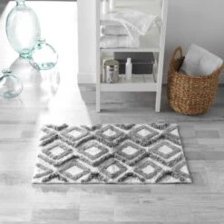 Tapis De Bain (80 Cm) Ikatis Gris
