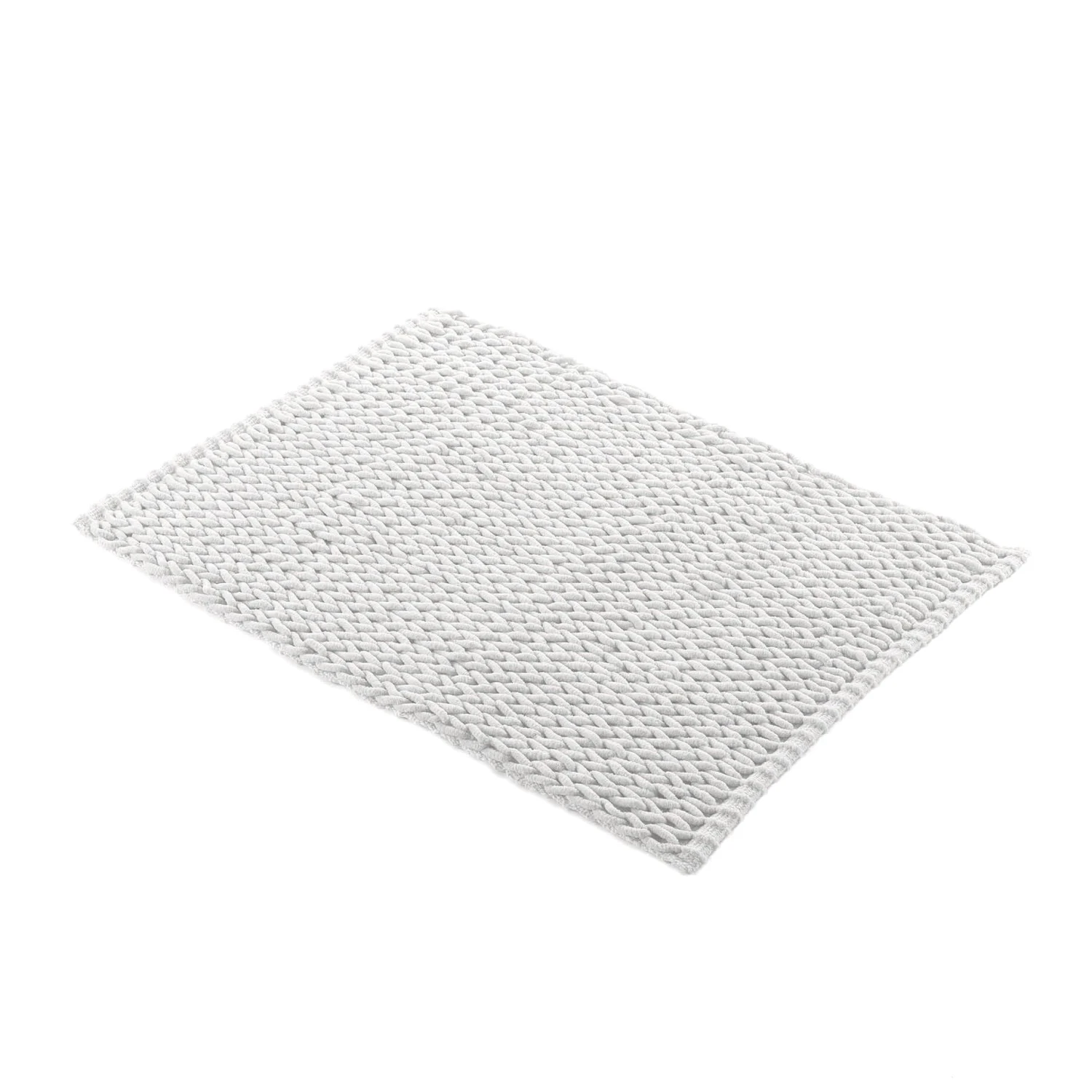 Tapis de bain (80 cm) Isalis Blanc Tapis De Bain (80 Cm) Isalis Blanc -Eminza tapis de bain 80 cm isalis blanc 130625 1694094432