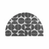 Tapis D'entrée Antidérapant Demi-lune (75 Cm) Cosmix Noir