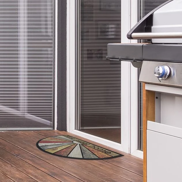 Tapis d'entrée extérieur demi-lune (75 cm) Home Multicolore Tapis D'entrée Extérieur Demi-lune (75 Cm) Home Multicolore -Eminza tapis demi lune 45x75 home 128038 1682415509