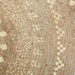Tapis De Salon Jute (D115 Cm) Gold Shine Or -Eminza tapis jute gold shine d115 71873 3
