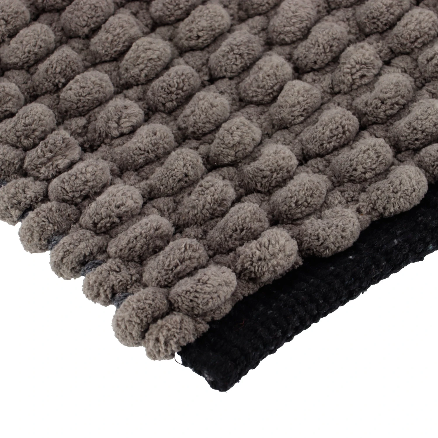 Tapis de bain (120 cm) Black Line Gris / noir Tapis De Bain (120 Cm) Black Line Gris / Noir -Eminza tapis polyester coton bicolore 45x120 cm gris noir 128302 1683107838