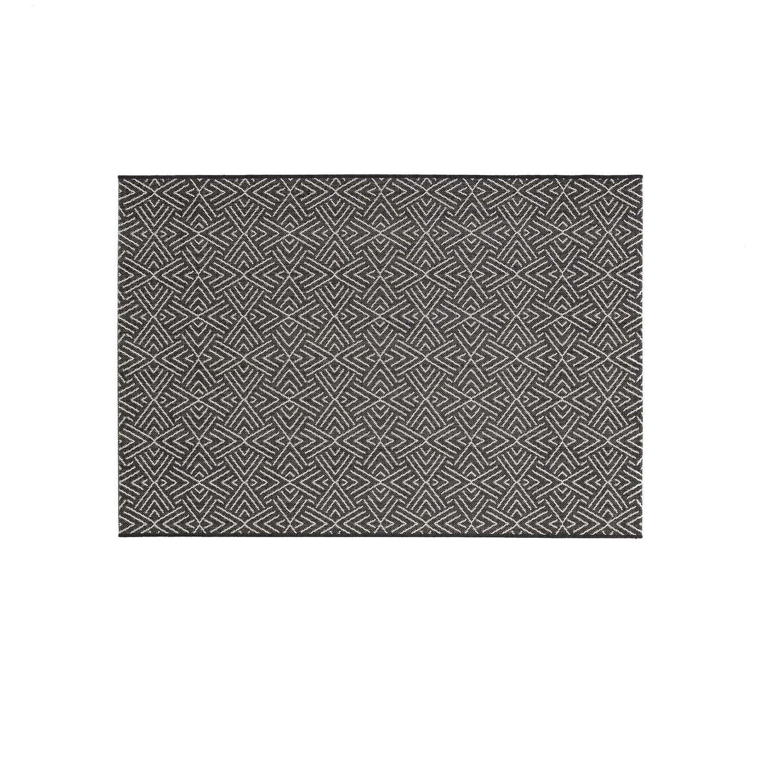 Tapis de salon (170 cm) Aztek Noir Tapis De Salon (170 Cm) Aztek Noir -Eminza tapis rectangle 120 x 170 cm tisse plat aztek 130660 1690379933