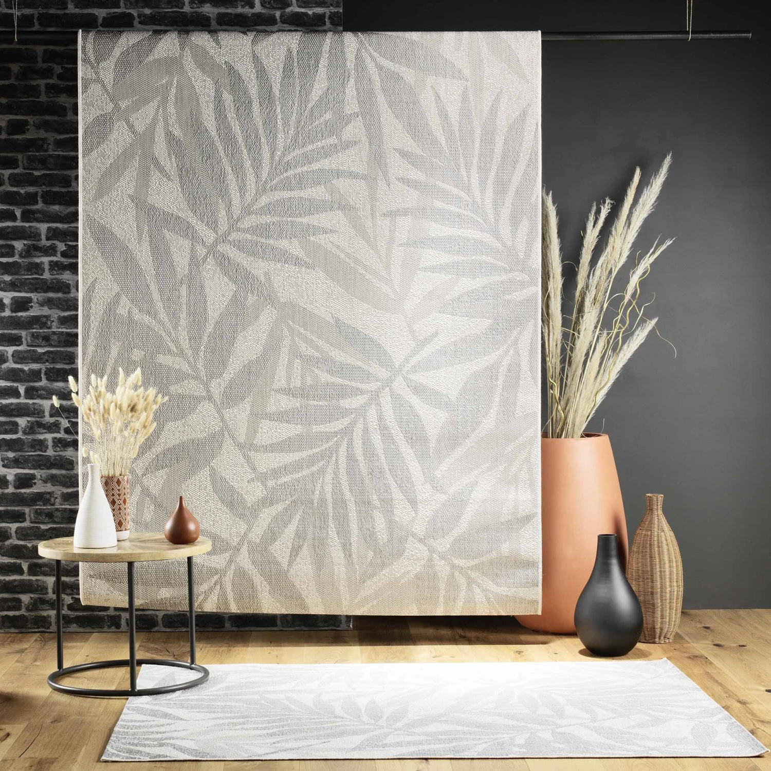 Tapis de salon (170 cm) Palmyre Beige Tapis De Salon (170 Cm) Palmyre Beige -Eminza tapis rectangle 120 x 170 cm tisse plat palmyre 130663 1690379204