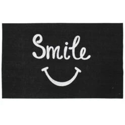 Tapis D'entrée Phosphorescent (70 Cm) Smile Noir