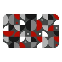 Tapis (75 Cm) Graphism Rouge