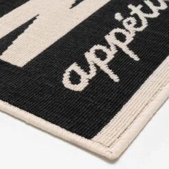 Tapis De Cuisine (80 Cm) Appetito Noir 2 Tapis De Cuisine (80 Cm) Appetito Noir -Eminza tapis rectangle 50 x 80 cm bouclette appetito 130626 1690445175