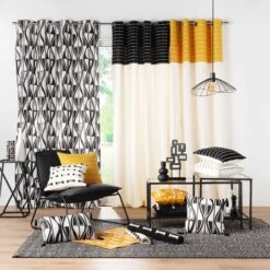 Tapis Coton (80 Cm) Juline Noir 3 Tapis Coton (80 Cm) Juline Noir -Eminza tapis rectangle 50 x 80 cm coton tisse uni fils coupes juline noir 130429 1690363263