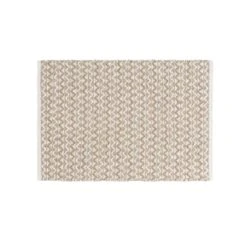 Tapis De Salon (90 Cm) Chasca Ecru -Eminza tapis rectangle 60 x 90 cm coton polyes fantaisie fil met chasca naturel 130647 1690451003
