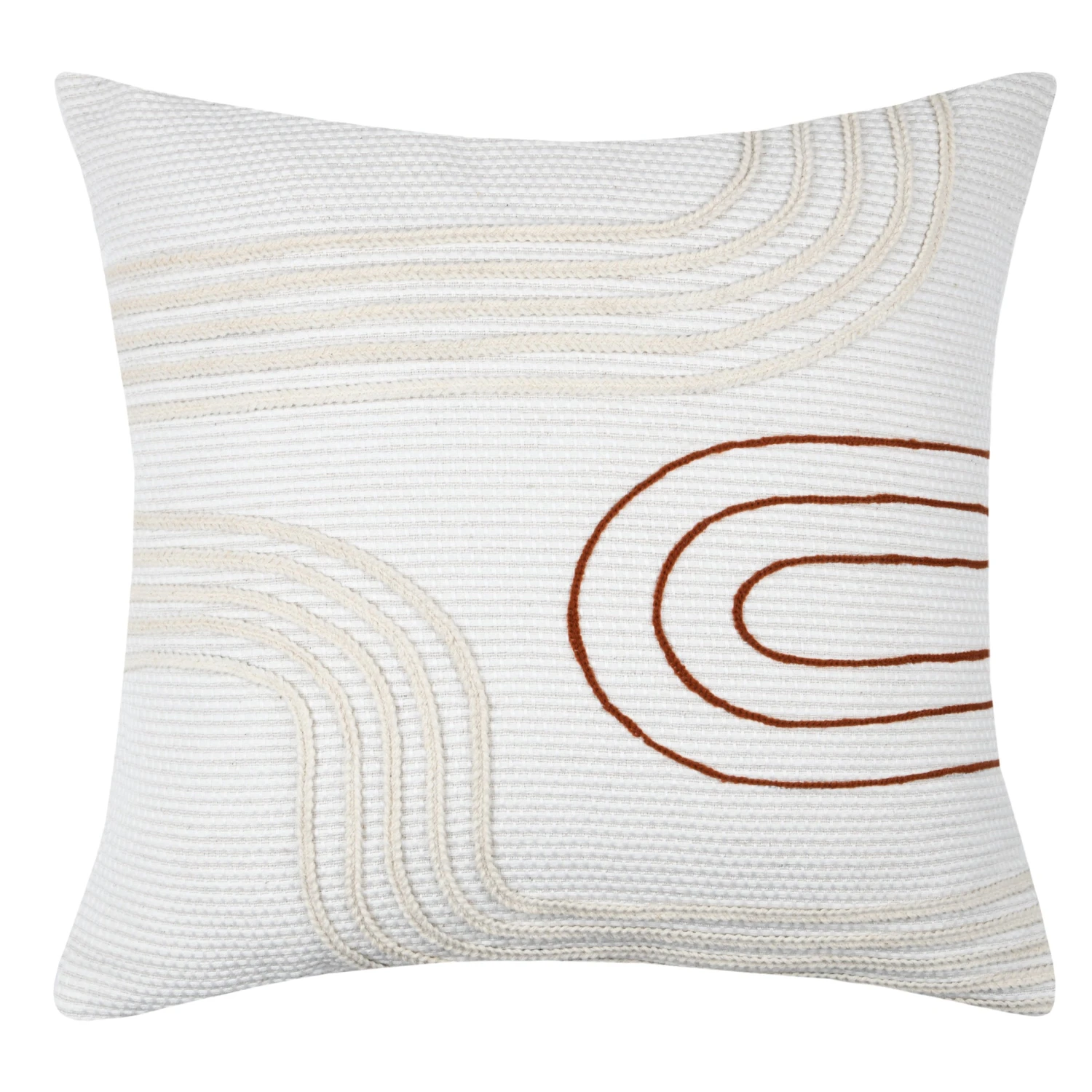 Coussin carré coton (40 cm) Thor Ecru Coussin Carré Coton (40 Cm) Thor Ecru -Eminza thor coussin 40x40 ecru 129903 1688639156