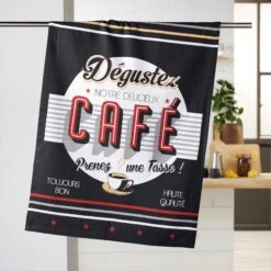 Torchon (70 Cm) Degustez Noir