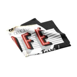 Torchon (70 Cm) Degustez Noir -Eminza torchon 50 x 70 cm coton imprime degustez 114260 1643119267