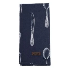 Torchon De Cuisine Coton Chef Bleu