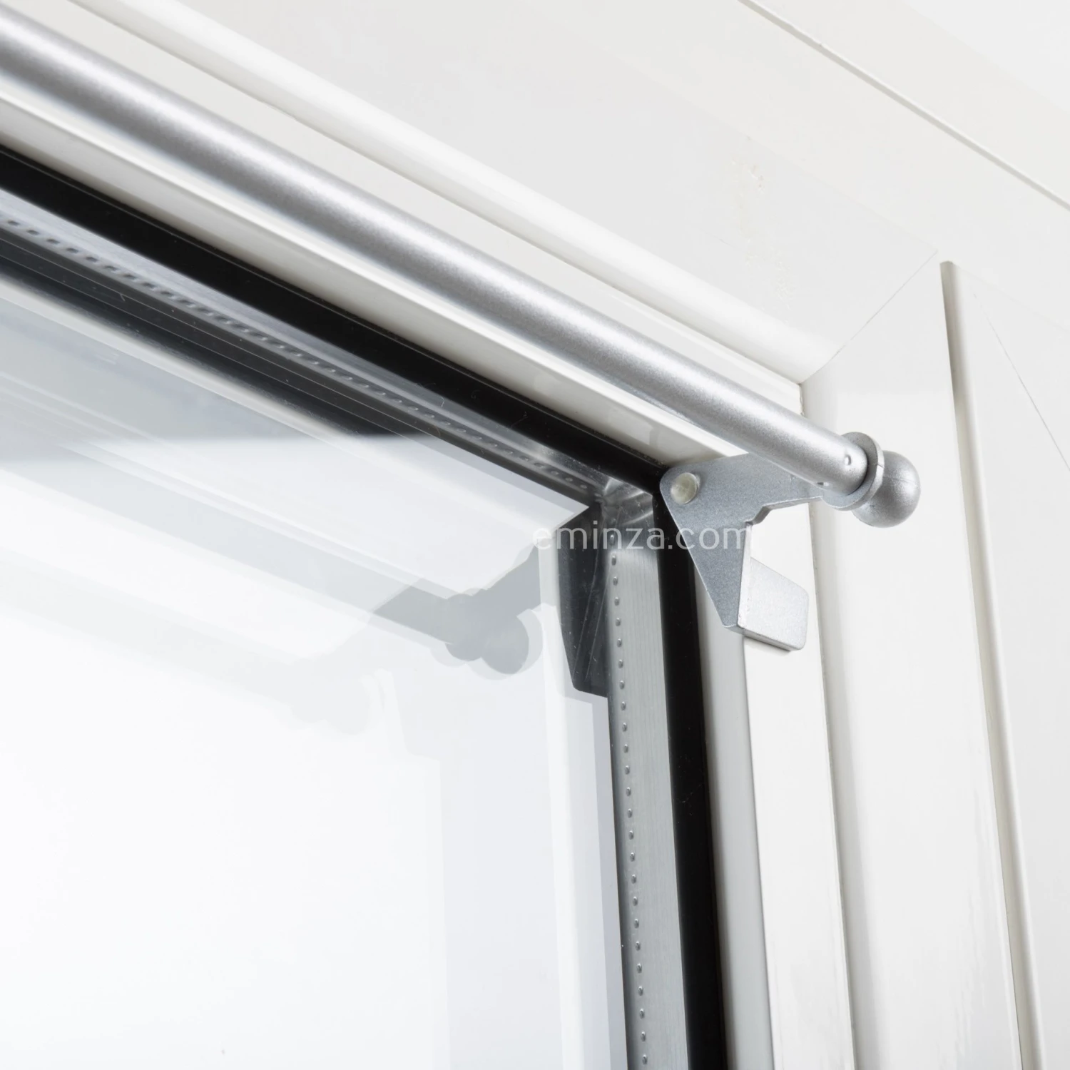 Tringle extensible Fix'vit (30 à 50 cm) Argent Tringle Extensible Fix'vit (30 à 50 Cm) Argent -Eminza tringle fix vit l50 cm argent 21774 7