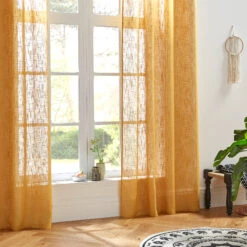 Voilage (140 X 240 Cm) Alton Jaune Ocre