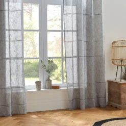 Voilage (140 X 240 Cm) Indi Gris