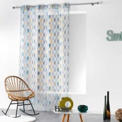 Voilage (140 X 240 Cm) Palpito Bleu