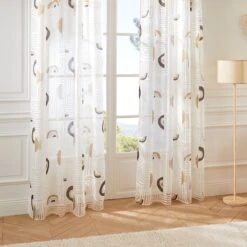 Voilage (140 X 240 Cm) Etnik Beige