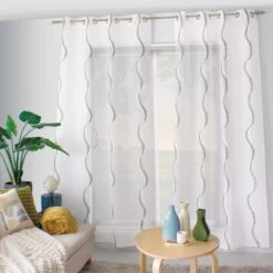 Voilage (140 X 240 Cm) Matisse Vert Olive