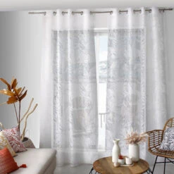 Voilage (140 X 240 Cm) Bundi Blanc