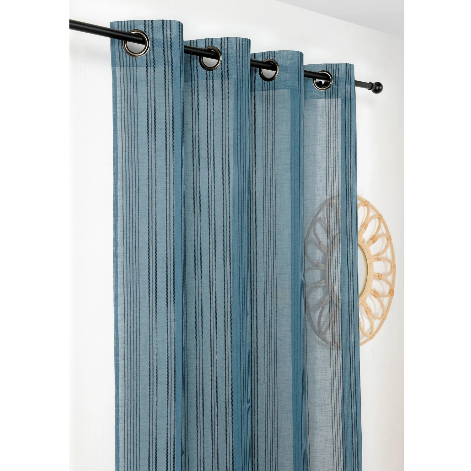 Voilage (140 x 280 cm) Escadi Bleu Voilage (140 X 280 Cm) Escadi Bleu -Eminza voilage escadi 140x260cm 45 bleu 121066 1659534576