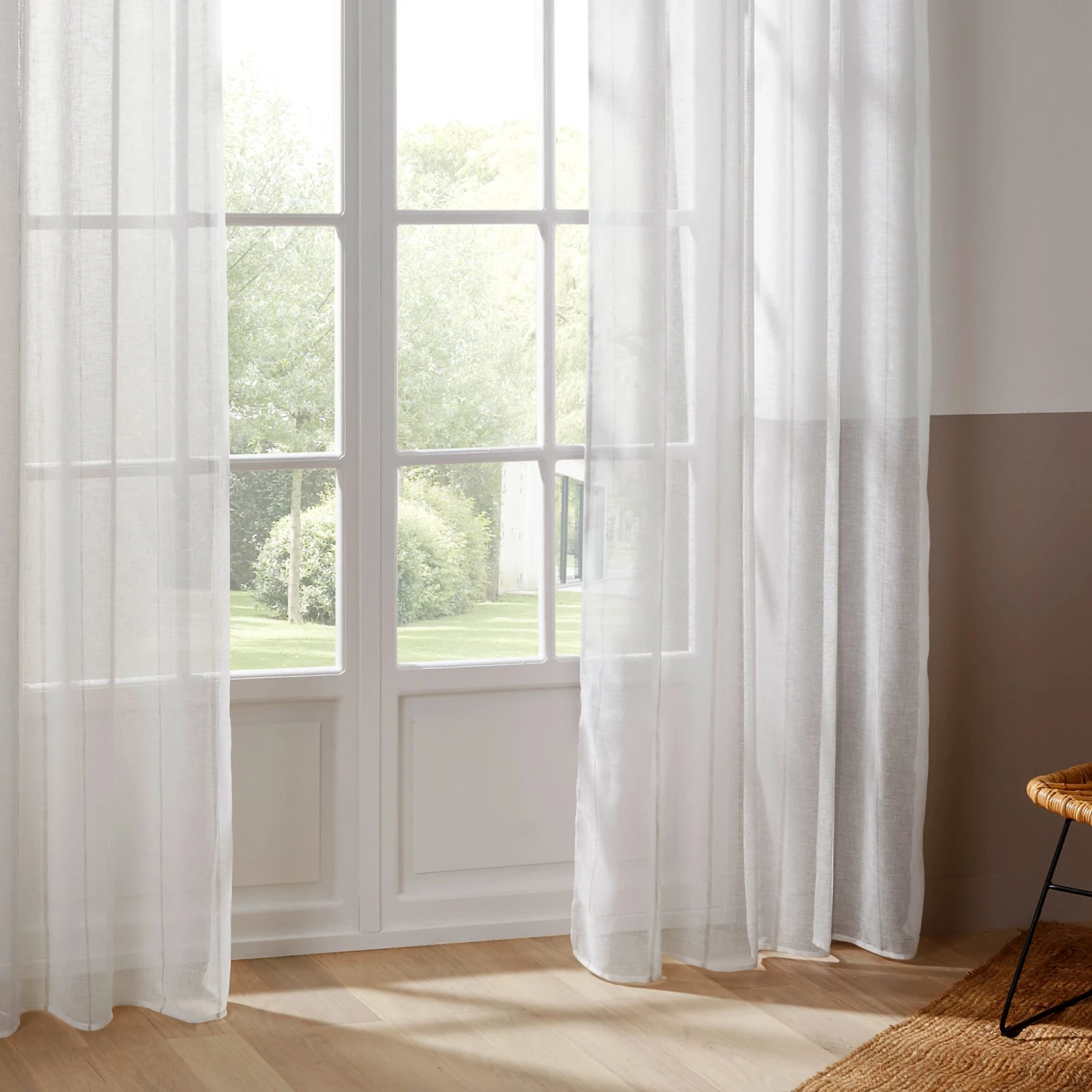 Voilage (140 x 240 cm) Nata Blanc Voilage (140 X 240 Cm) Nata Blanc -Eminza voilage nata ray fin 140x240 126435 1675170312