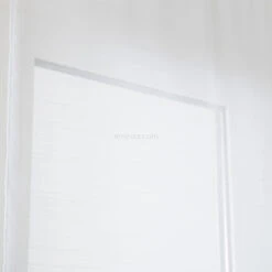 Voilage Vitrage (90 X 200 Cm) Etamine Givrée Blanc -Eminza voilage vitrage 90 x 200 cm etamine givree blanc 66553 4